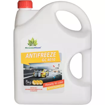 Антифриз GREENCOOL 752170 желтый готовый G11 5 л 5 кг