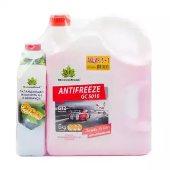 Антифриз GREENCOOL 791685A красный готовый G12 6 л