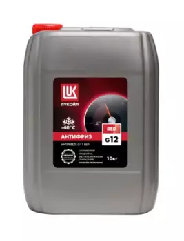 Антифриз LUKOIL 227390 красный готовый G12 10 л