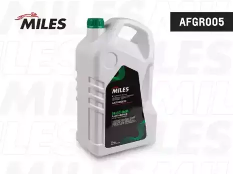 Антифриз MILES AFGR005 зеленый готовый G11 5 л