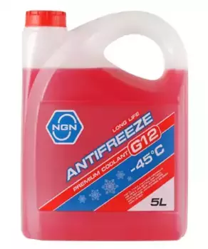 Антифриз NGN V172485339 красный готовый G12 5 л