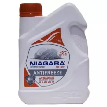 Антифриз NIAGARA 096903 красный готовый G12+ 1 кг
