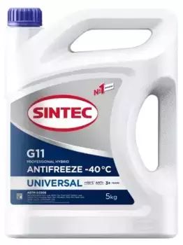 Антифриз SINTEC 990552 синий готовый G11 5 л 5 кг
