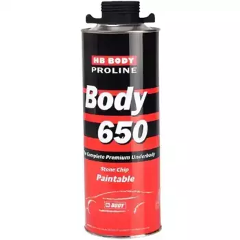 антикоррозийный состав BODY PROLINE 650! черн. 1 кг на основе каучука и акриловых смол\ 6509200001