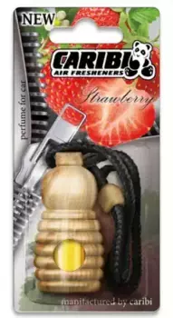 Ароматизатор автомобильный клубника CARIBI CP-STRAWBERRY жидкостный