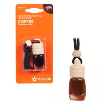 Ароматизатор автомобильный кофе AIRLINE AFBU075 жидкостный