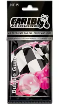 ароматизатор подвесной! CARIBI Флаг Ф1 'Бубль Гум'\
