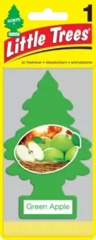Ароматизатор автомобильный яблоко LITTLE TREES U1P-10316-RUSS картонный