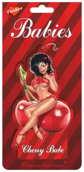 ароматизатор подвесной! пластина FRESHCO Babies Cherry Babe Вишня\