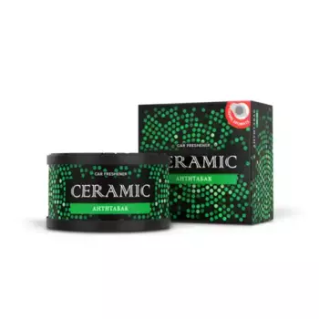 ароматизатор! TENSY (TC-76) на панель, мел, банка керамик 'Антитабак'\