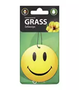 Ароматизатор автомобильный гибискус GRASS ST-0401 картонный