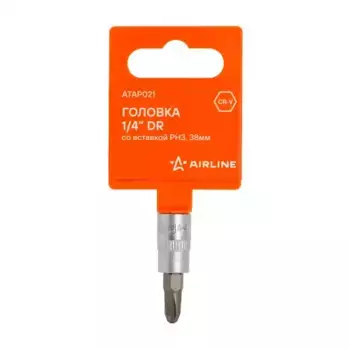 ATAP021 Головка 1/4' со вставкой PH3, L=38мм (ATAP021) AIRLINE