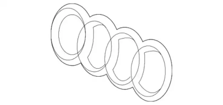 (AUDI), ЭМБЛЕМА AUDI ХРОМ 4M0853605 2ZZ VAG