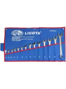 AWT-ERSK05 НАБОР КЛЮЧЕЙ КОМБИНИРОВАННЫХ 14 ПРЕДМЕТОВ 10-32 ММ LICOTA