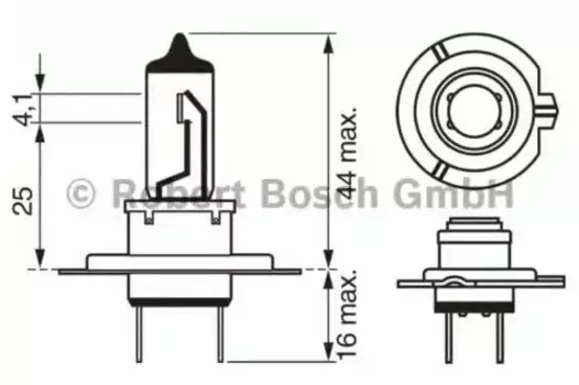 Автолампа галогенная BOSCH 1 987 302 078 PX26d
