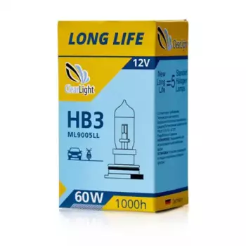 Автолампа галогенная CLEARLIGHT ML9005LL P20d 3500K К