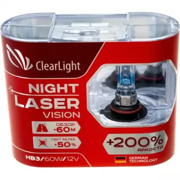 Автолампа галогенная CLEARLIGHT ML9005NLV200 P20d 4300K К