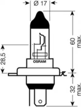Автолампа галогенная OSRAM 64193-01B P43t