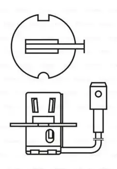 Автолампа накаливания BOSCH 1 987 302 802 PK22s