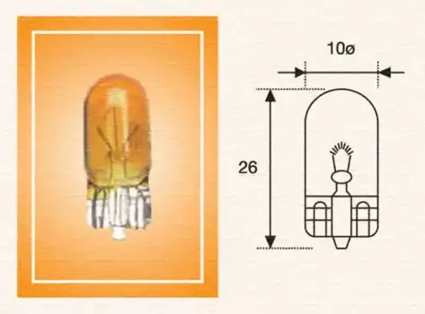 Автолампа накаливания MAGNETI MARELLI 002051800000 W2.1x9.5d