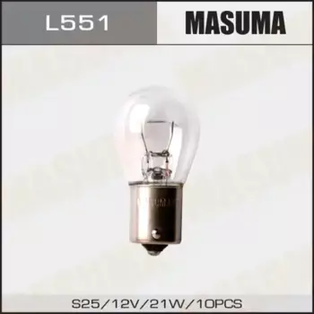 Автолампа накаливания MASUMA L551 BA15s