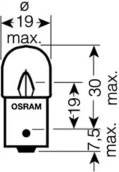 Автолампа накаливания OSRAM 5637 BA15s