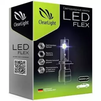 Автолампа светодиодная CLEARLIGHT CLFLXLEDH4 6000K К