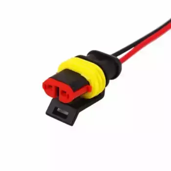 автомобильный разъем! гнездо с проводом 20см DJ7021-1.5-21\ 16-0312-9 REXANT