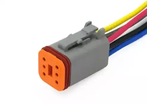 AX8126 Колодка (разъем) Deutsch DT06-6S-E004 под сечение кабеля 0.5-0.8мм2 для Renault, Volvo, Scani CARGEN