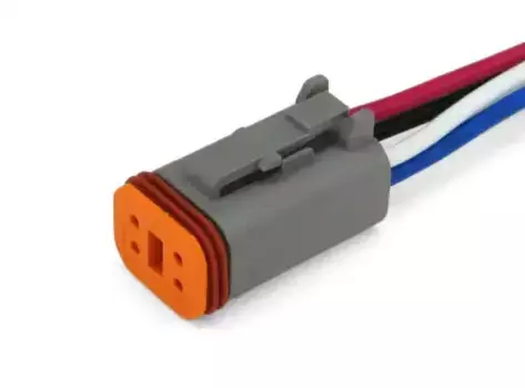 AX8134 РАЗЪЕМ DEUTSCH DT06-4S 4 КОНТАКТА ТИП РАЗЪЕМА ГЕРМЕТИЧНЫЙ, ТИП КОНТАКТА ГНЕЗД CARGEN