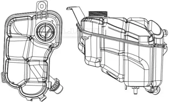 Расширительный бачок LUZAR LET 1010