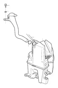 бачок стеклоомывателя!\VOLVO XC90 2002- 30663812