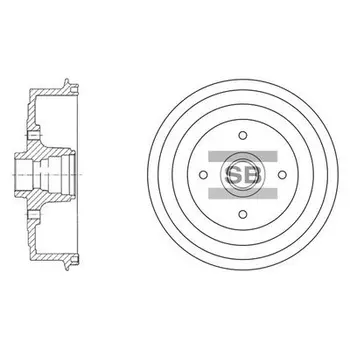 Тормозной барабан HI-Q SD3036