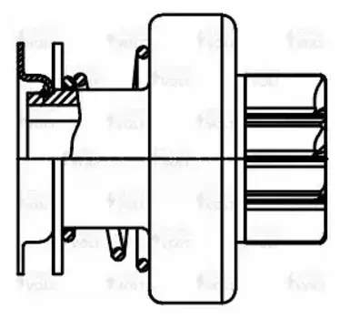 бендикс стартера!\ BMW 3 E36/5 E34 1.6-2.5i 90> VCS 2602 СТАРТВОЛЬТ