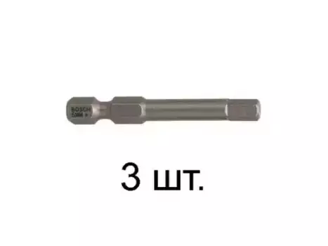 бита! насадка с шестигр. хв. is 6 49мм (3 шт)\ 2 607 001 735 BOSCH