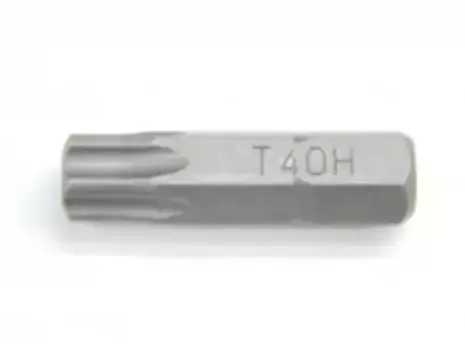 бита-торкс с отверстием!\ 1/4' 25мм Т-30Н 1272530 FORSAGE