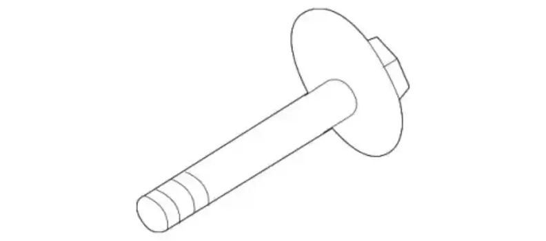 БОЛТ 120ММ 55260-2P000 KIA