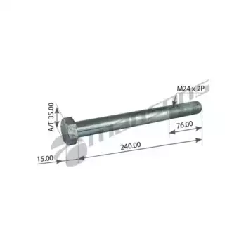 болт амортизатора! M24x240/45 8.8\ BPW 700.510 MANSONS