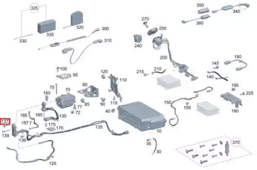 Болт глушителя MB N000000001119