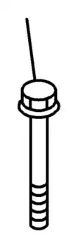 Болт головки блока цилиндра (ГБЦ) ISUZU 8-97077-638-0
