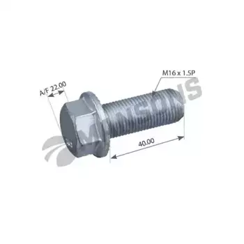 болт кардана! M16x1.5x40\ MAN 400.821 MANSONS