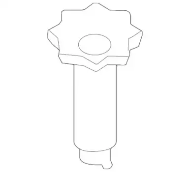 болт крепления запасного колеса!\ VAG 1J0803899AC