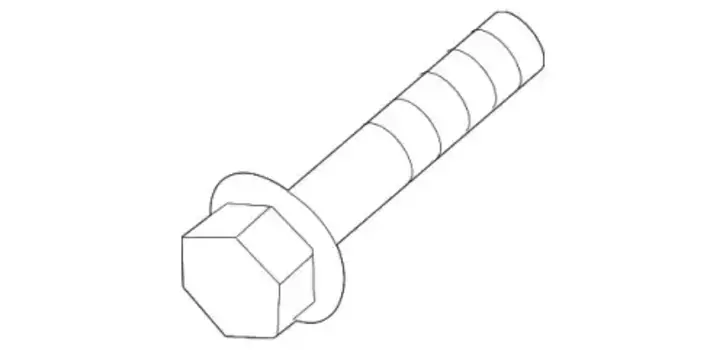 БОЛТ КРЕПЛЕНИЯ LRD3, LRD4 FC114207 LAND ROVER