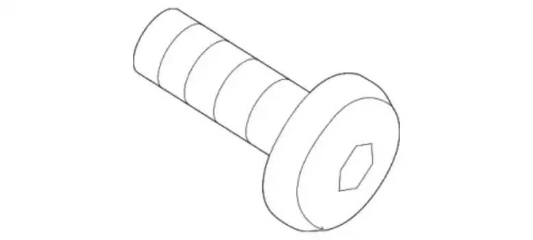 БОЛТ КРЕПЛЕНИЯ ТРУБКИ КОНДИЦИОНЕРА М6 000000 003648 MB