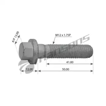 болт! крестовины кардана M12x50\ Scania P300/400/500 100.569 MANSONS