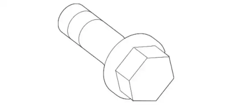 болт! M12х60 с буртиком\ VW Touareg 08> N 10566803 VAG