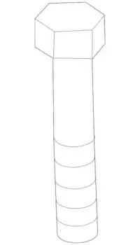 болт ! M8x50 \MB 910105 008019