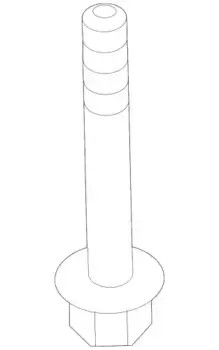 БОЛТ МЕТАЛЛИЧЕСКИЙ 90176SDAA00 HONDA