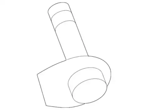 Болт MITSUBISHI GALANT 96- заднего рычага (10702070/060820/0180749/52) MB844532