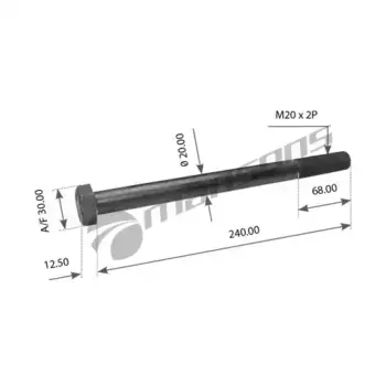 болт подвески! (м) M20x2-240 10.9\ MAN TGA 18-41.xxx 400.617 MANSONS